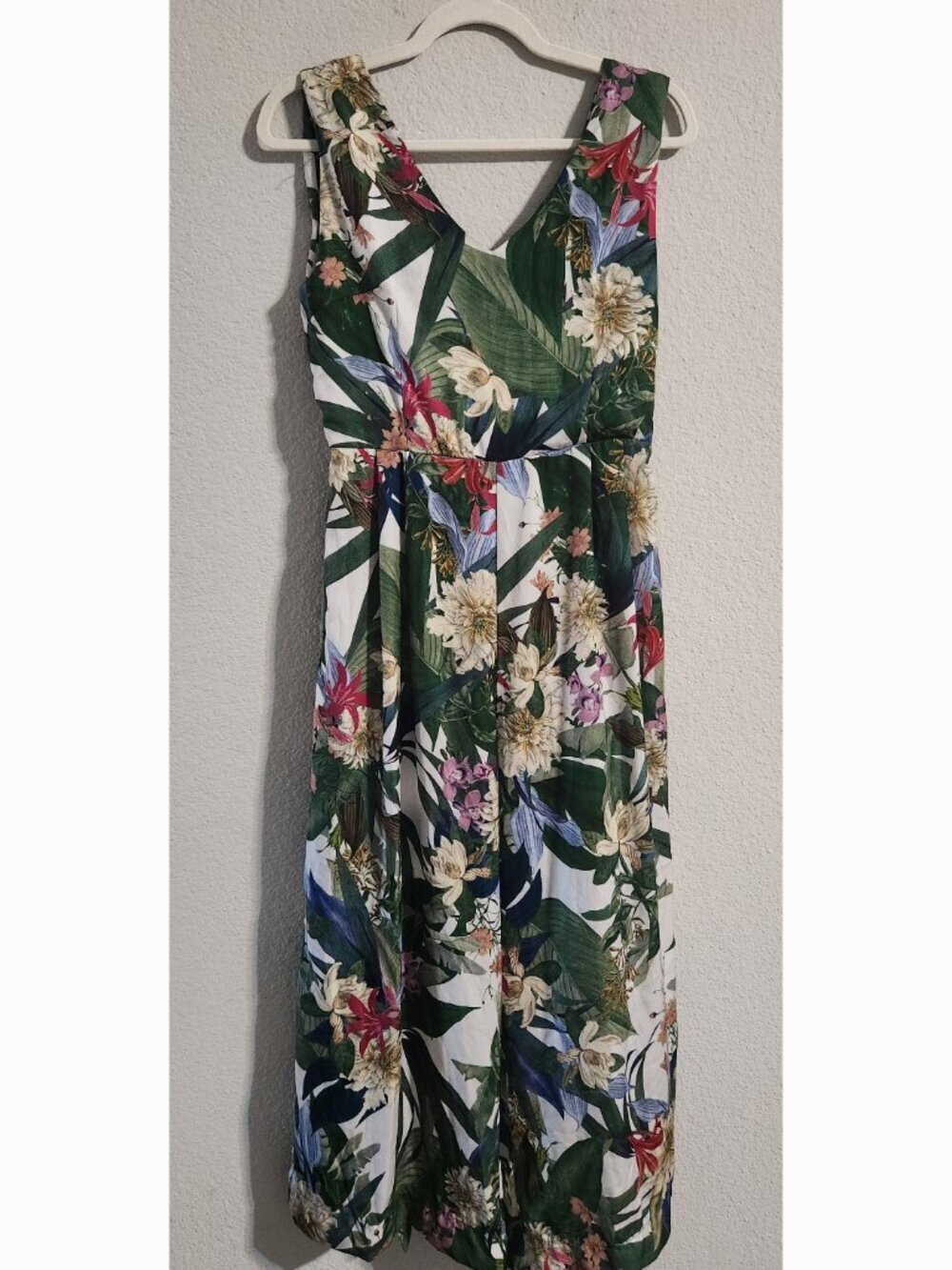 Chepe Italy Women’s Medium jumpsuit tropical floral print